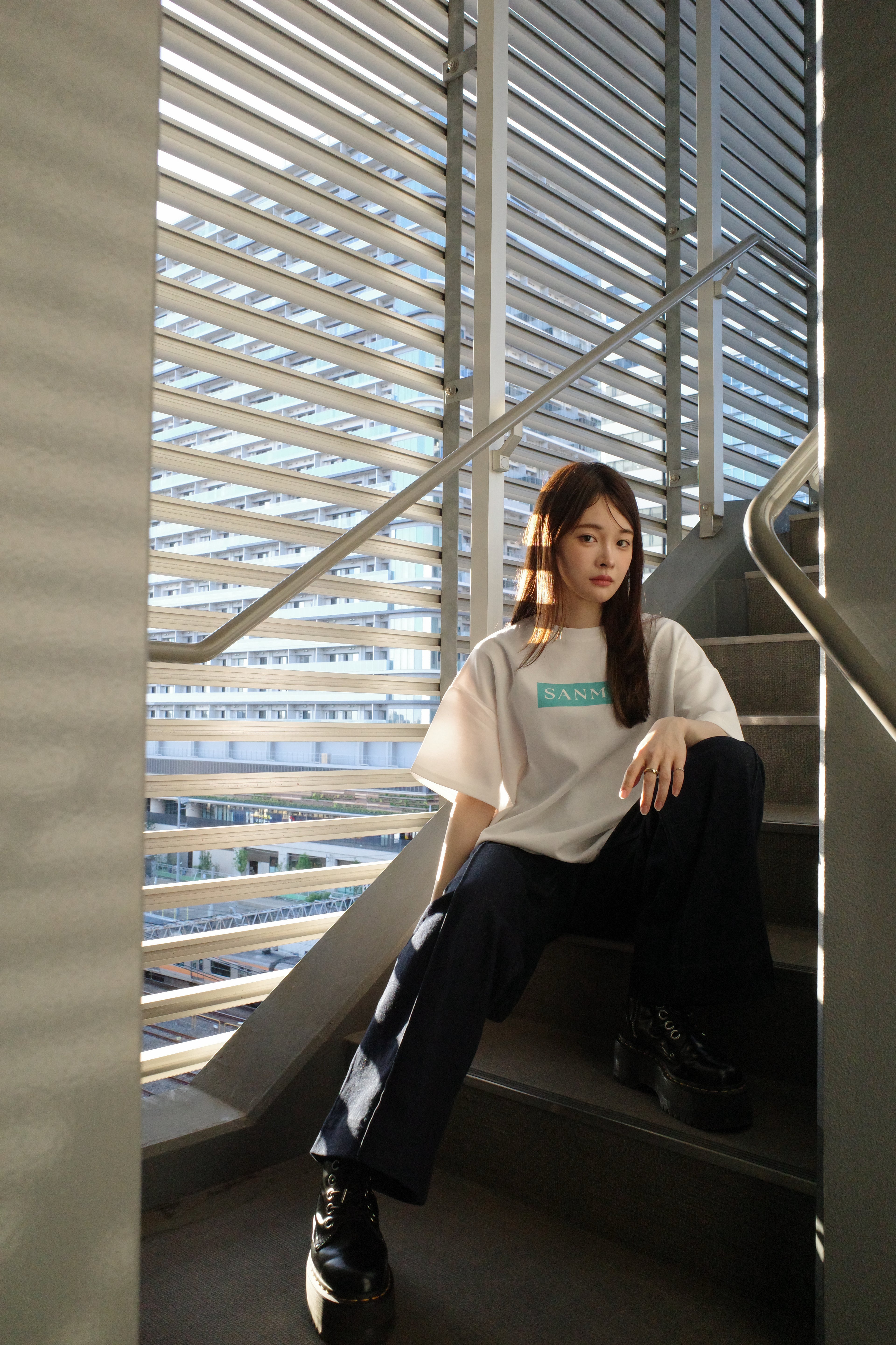 SANMEI Tシャツ（ブルー）